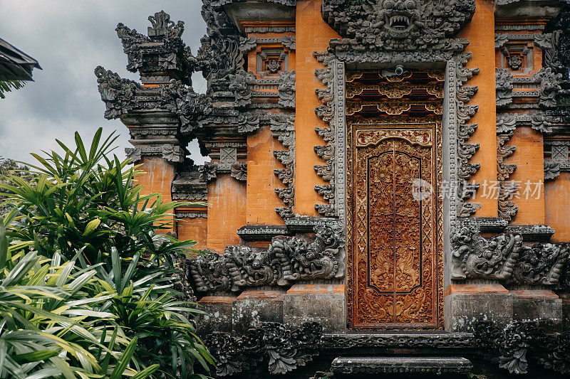 Pura Taman Saraswati，乌布水宫。印尼巴厘岛的寺庙
